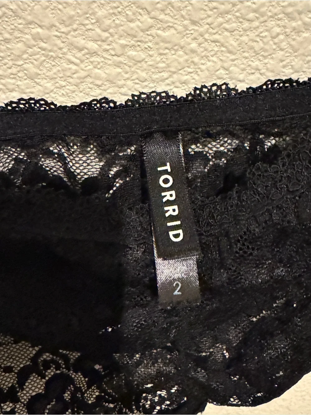 torrid Black Lace Bralette with Adjustable Straps